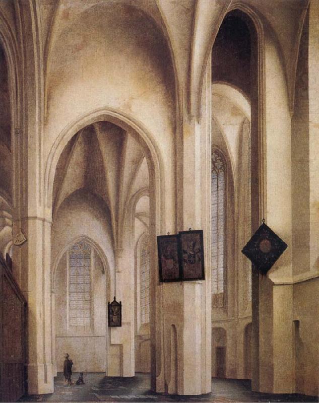 Pieter Jansz Saenredam Church Interior in Utrecht oil painting picture